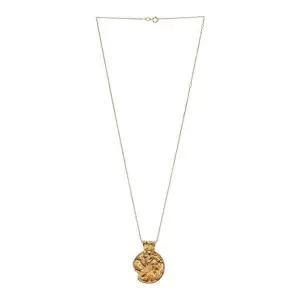 [공용 썬 살루테이션 메달리온 네크리스 FJ1587 ABRZ 24GOLD