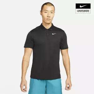 나이키 남성 코트 드라이 핏 솔리드 테니스 반팔 폴로 AS DH0858-010 229160