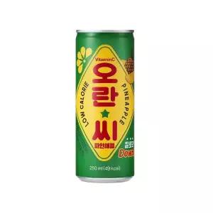 WL 동아오츠카 오란씨 캔 250ML 파인애플 X 30개 WFLQHCT