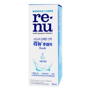 바슈롬 리뉴 후레쉬 렌즈 세정액 355ml