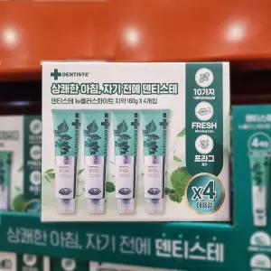 코스트코 덴티스테 뉴 플러스 화이트 치약 160g x 4개
