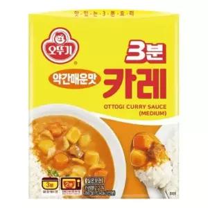 3분 카레 약간매운맛 200g 오뚜기