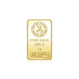 베스트금거래소 24k 순금 999.9 프레스 골드바 1g