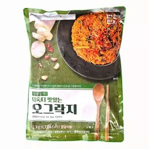 반찬 단지 오그락지 1kg 얇은 무말랭이무침 반찬