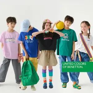 [베네통] 베네통키즈 26S/S 로고그래픽 반팔티셔츠 5종세트