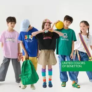 [베네통] 베네통키즈 26S/S 로고그래픽 반팔티셔츠 5종세트