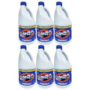 소독 유한락스 주방용 한박스 2L