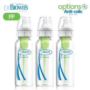 [닥터브라운]닥터브라운 내로우넥 옵션스플러스 PP젖병 250ml(3P)