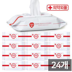 의약외품 메디와이퍼손소독티슈 80매x24개 향균물티슈