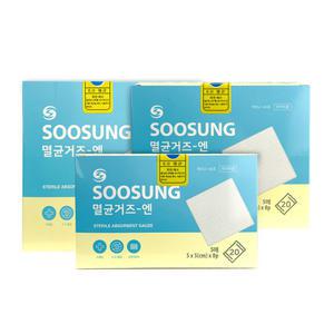 수성 멸균거즈 엔 상처 드레싱 개별포장