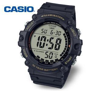 [카시오][정품] CASIO 카시오 AE-1500WHX-1A 롱밴드 10년전지 방수 전자 군인시계