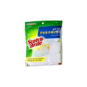 3M 삶아쓰는 주방용극세사행주 3매
