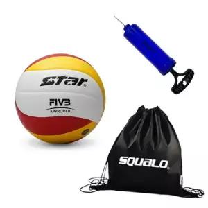 스타 배구공 그랜드챔피언2 VB225-34S 4호 5호 스쿠알로 공가방 스쿠알로 펌프 포함