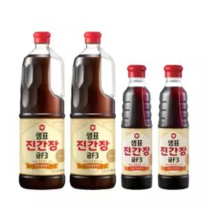 샘표 진간장 금F3 1.7L 2개+500ml 2개
