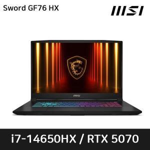 T) MSI 소드 GF76 HX B14WGK-i7 QHD (64GB 램/ NVMe 4TB 교체 장착) + MSI 백팩/마우스