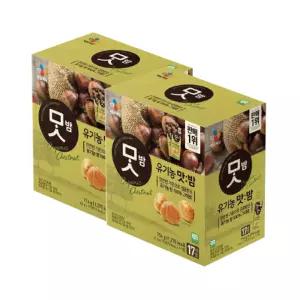 CJ 유기농 맛밤 42g x 17pk x 2 아이 건강 영양 간식