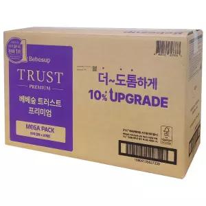 베베숲 트러스트 프리미엄 메가팩 물티슈 80매 x 20개