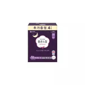 좋은느낌 생리대 에어핏쿠션 수퍼롱 오버나이트 20개입 42cm