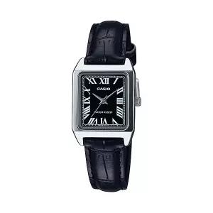 카시오 시계 LTP-V007L-1B 여성용 손목시계 클래식 빈티지 스퀘어 가죽밴드 CASIO 정품