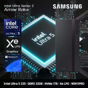 삼성데스크탑 코어 울트라5 고사양 컴퓨터 DM500THZ-Z5ADT-11PRO Ultra5-225 32GB SSD1TB Xe LPG