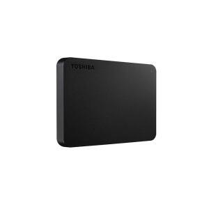 도시바 칸비오 베이직 2TB 휴대용 외장 하드 드라이브 USB 3.0, 블랙 - HDTB420XK3AA