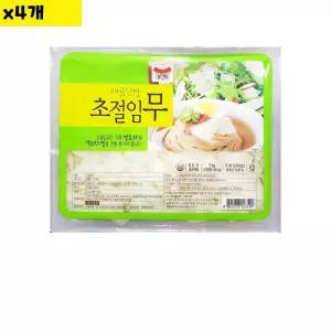 일가 초절임무 3KG x4개 초절임무 반찬 즉석식품 냉면재료 냉면김치