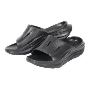 남녀공용 ORA 리커버리 슬라이드 3 1135061 BBLC BLACK/BLACK [HKS001]