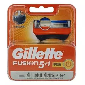 면도날 질레트 퓨전 파워 4입 공식수입품