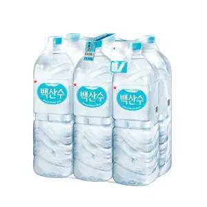 [백산수] 생수 유,무라벨 2리터 12병