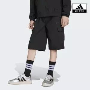 [아디다스키즈](신세계 사우스시티)[adidas kids] (A130-A160) 퓨처 아이콘 우븐 카고 쇼츠 (KA0390)