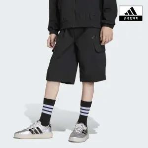 [아디다스키즈](센텀시티점)[adidas kids] (A130-A160) 퓨처 아이콘 우븐 카고 쇼츠 (KA0390)