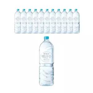 백산수 유/무라벨 랜덤 2L,12개