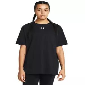 언더아머 UNDERARMOUR 여성 캠퍼스 오버사이즈 반팔 1387193-001