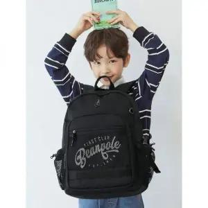 BEANPOLE KIDS 고학년 레터링 메시 책가방 블랙 (BI61D4U165)