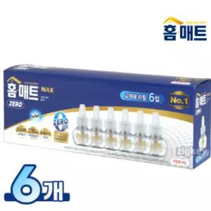 홈매트 리퀴드 리필 무향 제로 45일 6개입