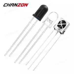 20pcs 5mm 940nm  VS1838B IR LED 방출 다이오드 키트 송신기 수신기 적외선 광 방출기 포토 트랜지스터 구
