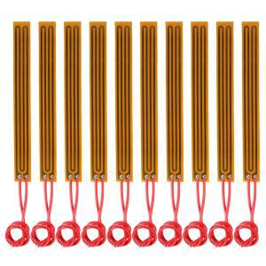 10 PCS 10MM X 93MM 필름 히터 플레이트 접착 패드 PI 발열체 12V 12W 스트립 폴리이미드
