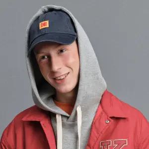 릴렉스핏 스퀘어로고 볼캡 NAVY