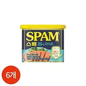 [셀러허브 식품]스팸 라이트 340g X 6개 (23657372)