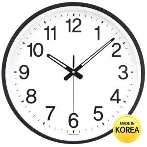 심플대형 40cm 무소음벽시계 대형벽시계 학교 병원 사무실 관공서