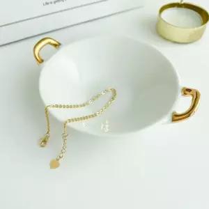 체인 하트 딸랑이 14k 18k 팔찌14k로즈골드18cm