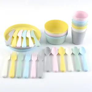 어린이 아동용 KALAS 칼라스 식기 그릇 접시 포크