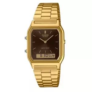 CASIO 카시오 AQ-230GA-5A 금장 빈티지 공용 손목시계 51137855)