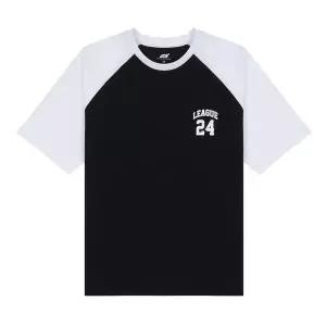 [보리보리/제이씨비]라글란 소매배색 박스 반팔 티셔츠 JBK8T311BSB_BK