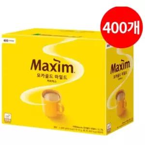 | 동서 | 맥심 모카골드 커피믹스 400T 진하고 깊은맛 프리미엄원두 캠핑장 여행 맥심 화이트골드 믹스커피