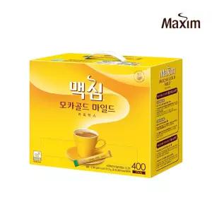 모카골드 마일드 400T | 맥심 | 브런치 디저트 홈카페 회사 사무실 탕비실 직원휴게실 등산 리프레시