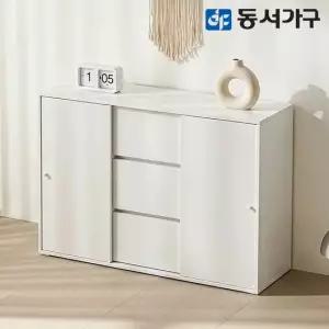 동서가구 아몬 E0 슬라이딩 수납장 1200 2도어 DF645870
