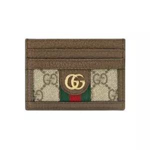 구찌 오피디아 GG 수프림 카드 케이스 브라운 523159 96IWG 8745 149329750