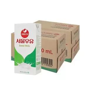 서울우유 멸균우유 1000ml x 10입 2박스 (총 20개)