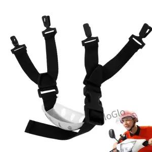 조정 가능한 오토바이 헬멧 클립 퀵 릴리스 버클 이동식 Y 자형 모자 스트랩 턱 컵 액세서리가있는